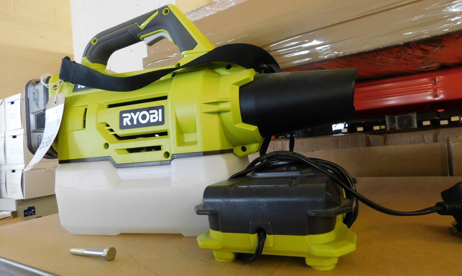 Ryobi RY18FGA Cordless Sprayer with Battery & Charger (Location Stockport. Please Refer to General