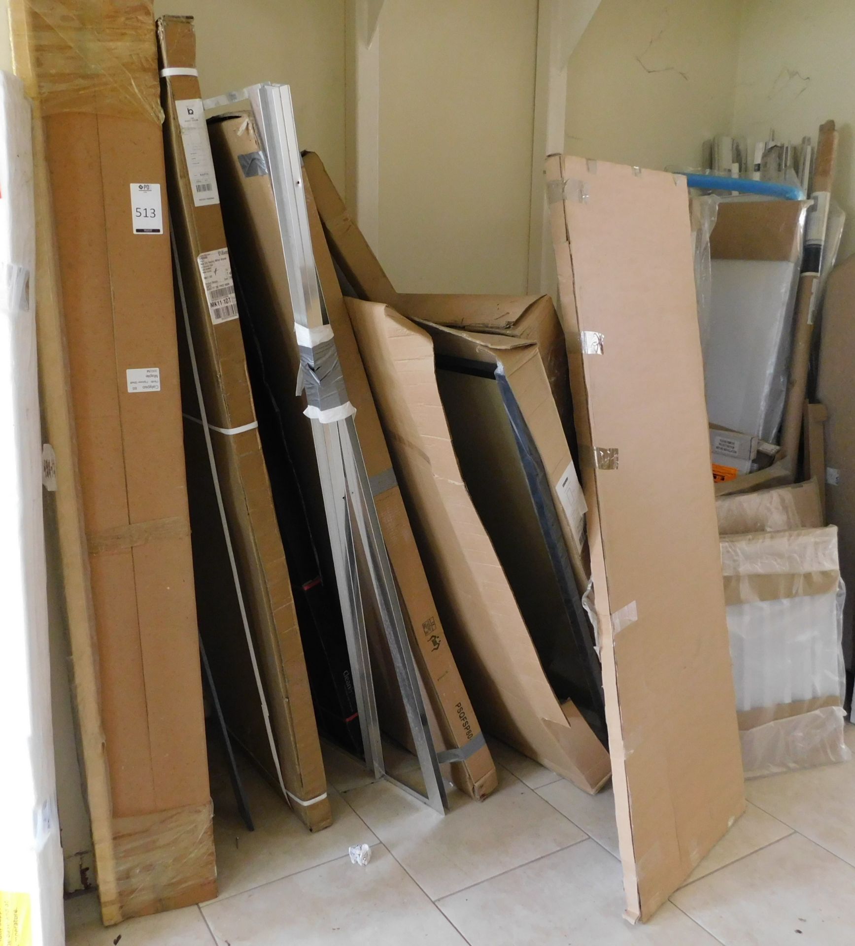 Quantity of Assorted Bath Panels, Doors Etc. (Location: MK2 2DD. Please Refer to General Notes)