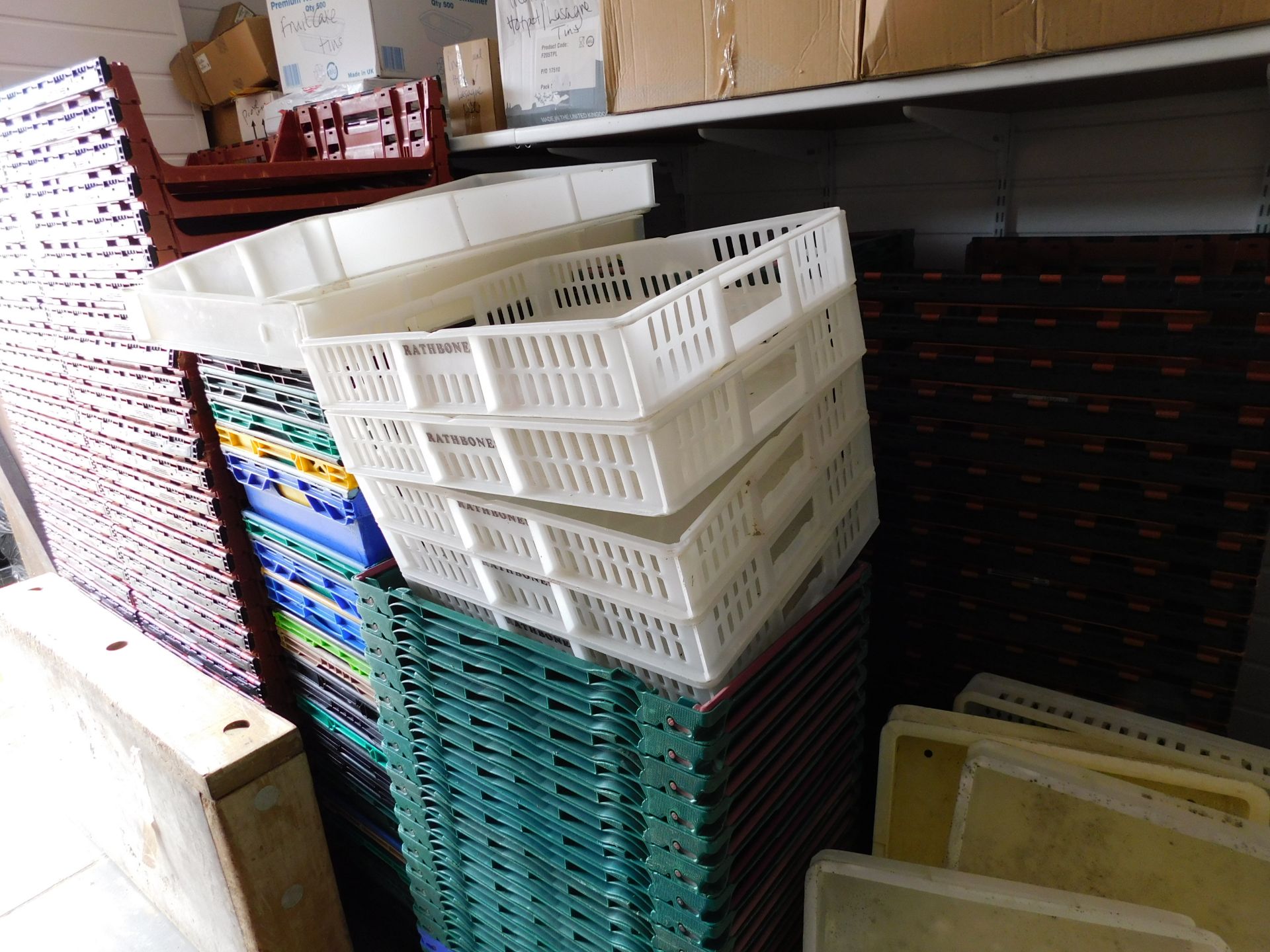 Quantity of Assorted Plastic Trays (Location: Skelmersdale. Please Refer to General Notes)