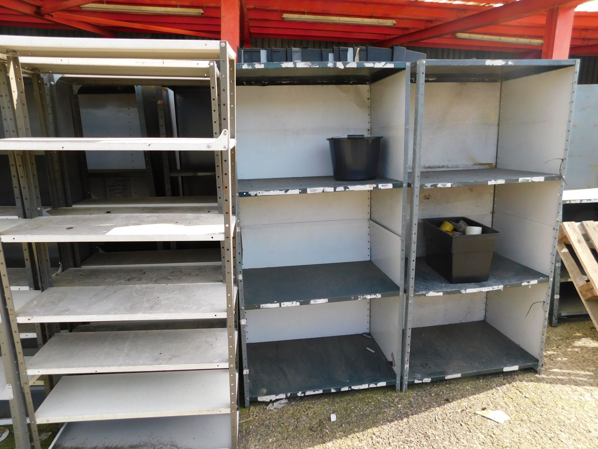 Quantity of Assorted Multi-Drawer Cabinets & Steel Shelving Units (Location: MK2 2DD. Please Refer - Image 4 of 9