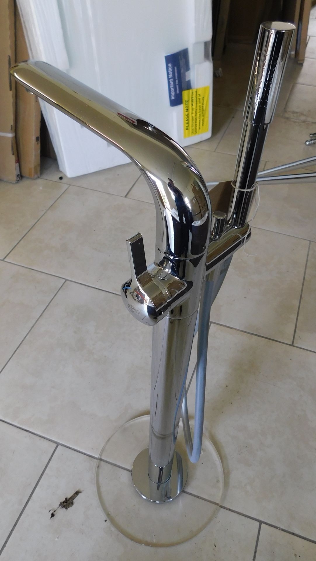 Chrome Effect Freestanding Tap (Location: MK2 2DD. Please Refer to General Notes) - Image 2 of 2