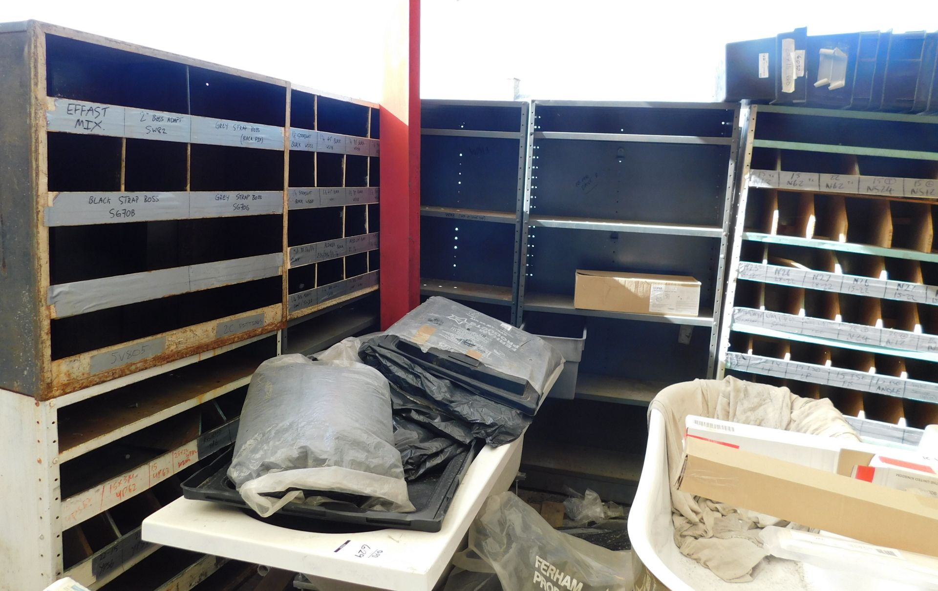 Quantity of Assorted Multi-Drawer Cabinets & Steel Shelving Units (Location: MK2 2DD. Please Refer - Image 8 of 9