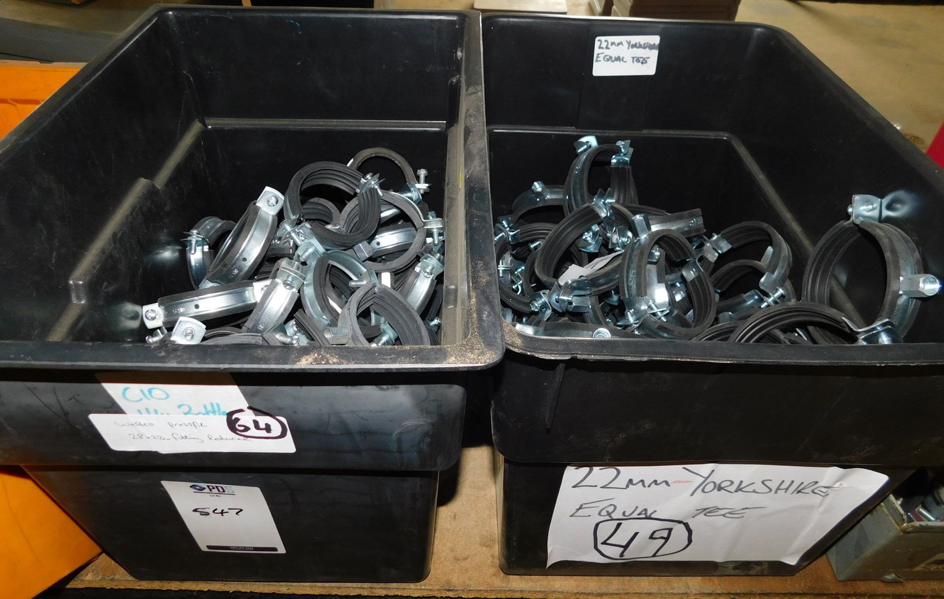 Contents of 3 Shelves of Assorted Rubber Lined Munson Rings (Location: MK2 2DD. Please Refer to - Image 4 of 7