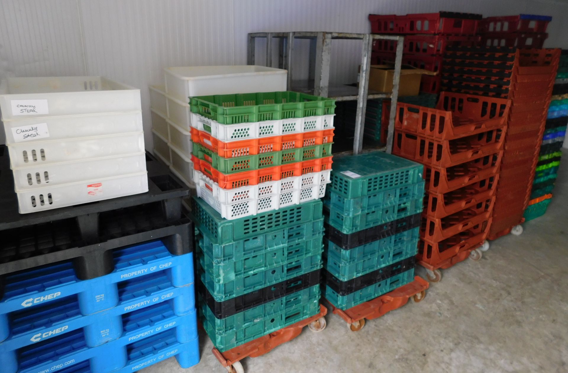 Quantity of Assorted Plastic Trays & Trollies etc. (Location: Skelmersdale. Please Refer to