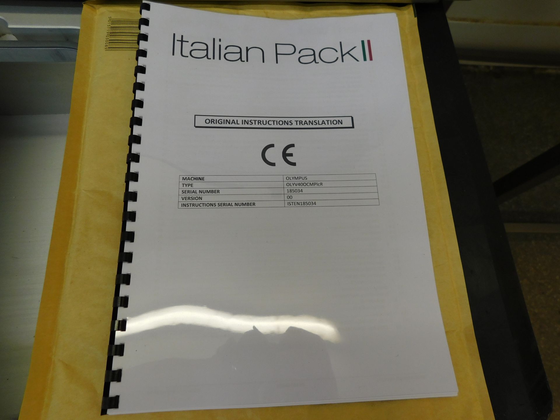 Italian Pack II OLYV400CMPLCR Olympus Vac Twin Tray Vacuum Packer, s/n; 185034 (2018) (Location: - Image 8 of 8