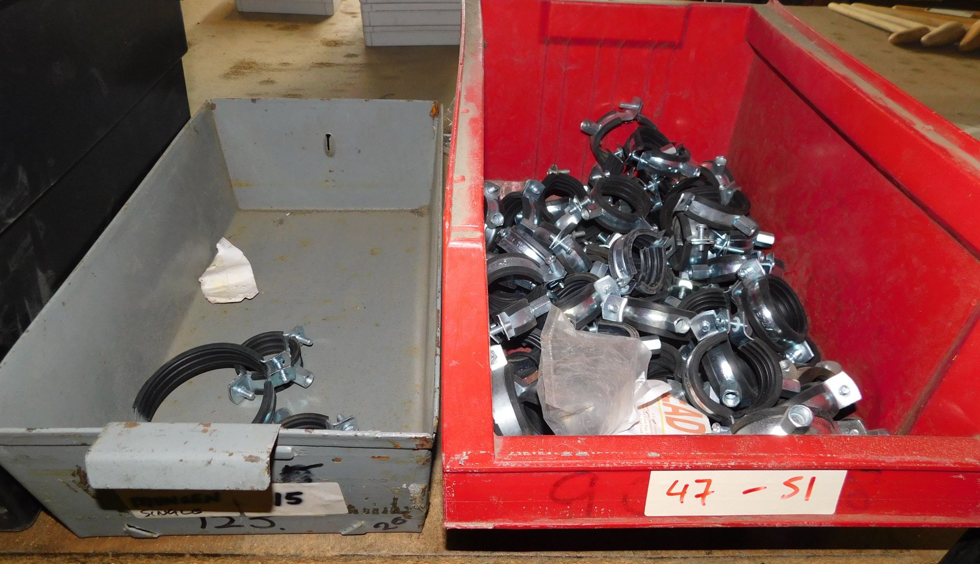 Contents of 3 Shelves of Assorted Rubber Lined Munson Rings (Location: MK2 2DD. Please Refer to - Image 3 of 7