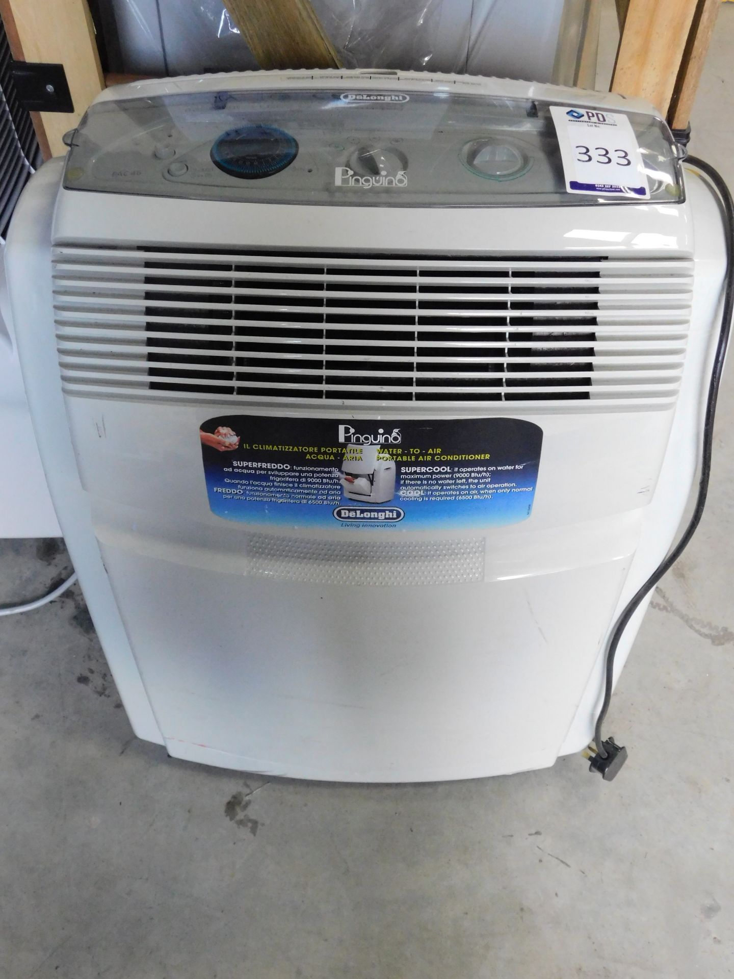 DeLonghi Pinguino Type PAC 46 Air Conditioner, Serial Number 50413