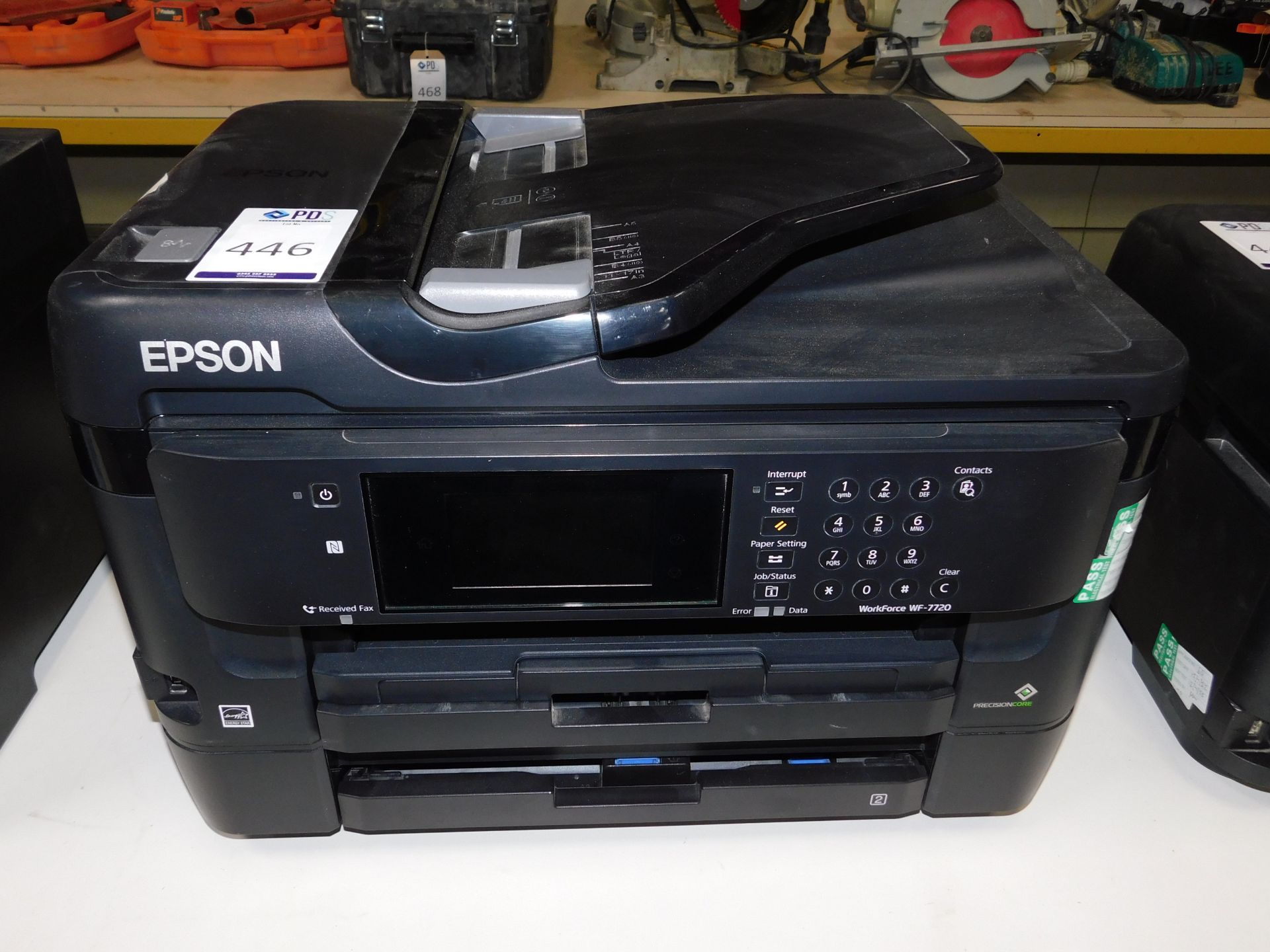 Epson WorkForce WF-7720 C443A Printer, Serial Number X464002006 (Location Brentwood. Please Refer to