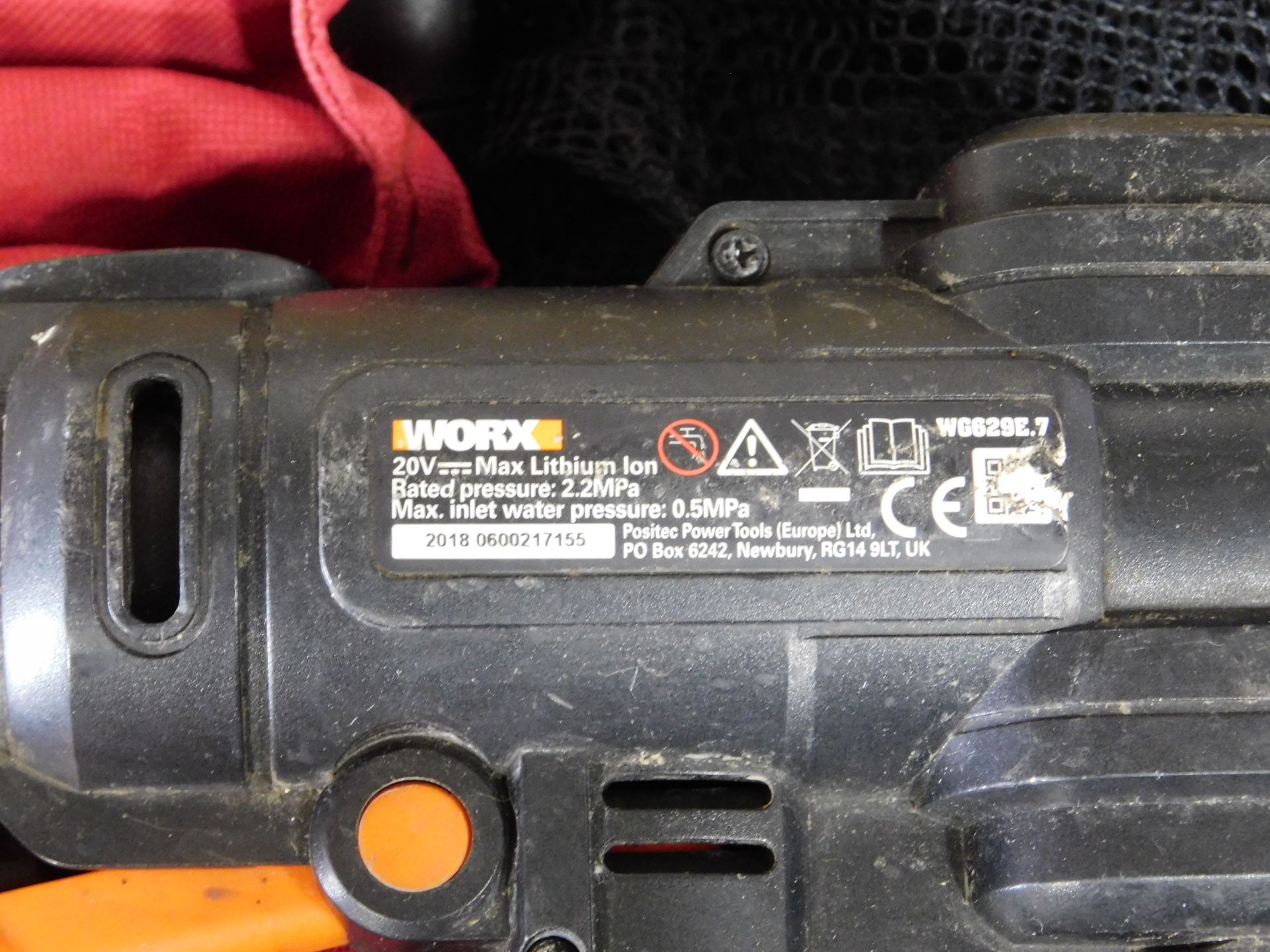 Worx W6629E.7 Pressure Cleaner (Location Brentwood. Please Refer to General Notes) - Image 3 of 3