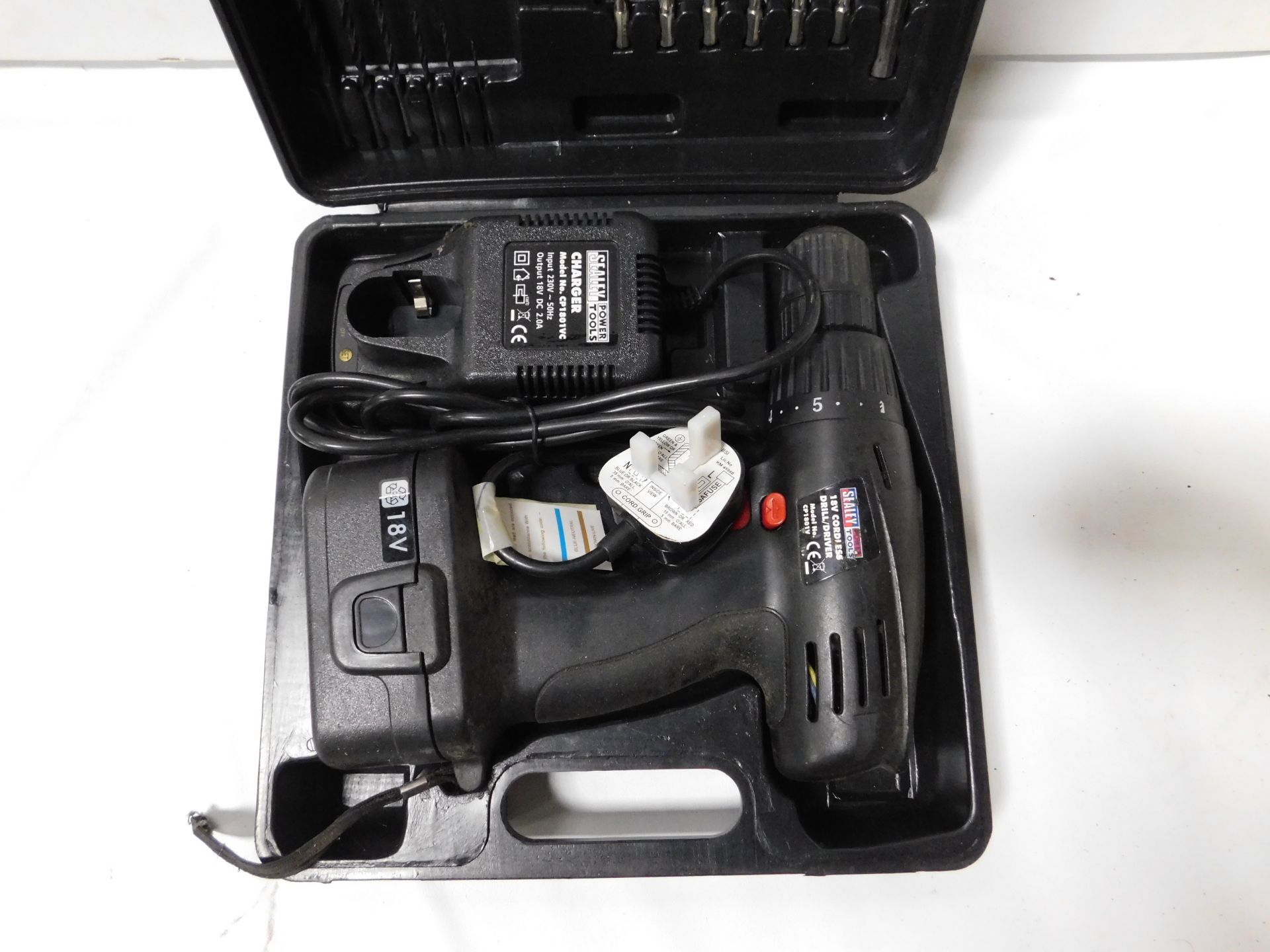 Sealey CP1801V 18v Cordless Drill/Driver with Sealey Charger (Location Brentwood. Please Refer to - Image 2 of 4