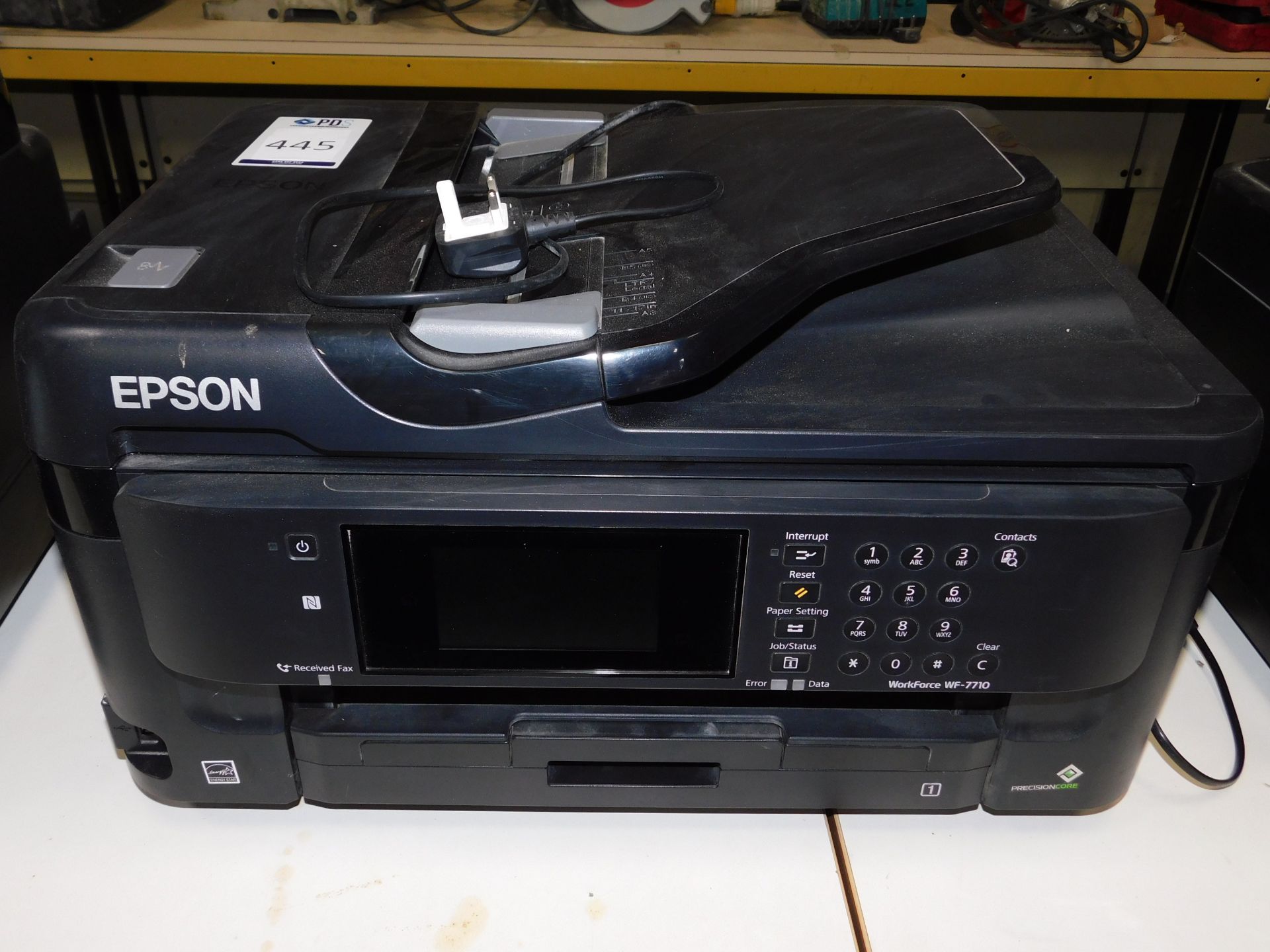 Epson WorkForce WF-7710 C443A Printer, Serial Number X45R014406 (Location Brentwood. Please Refer to