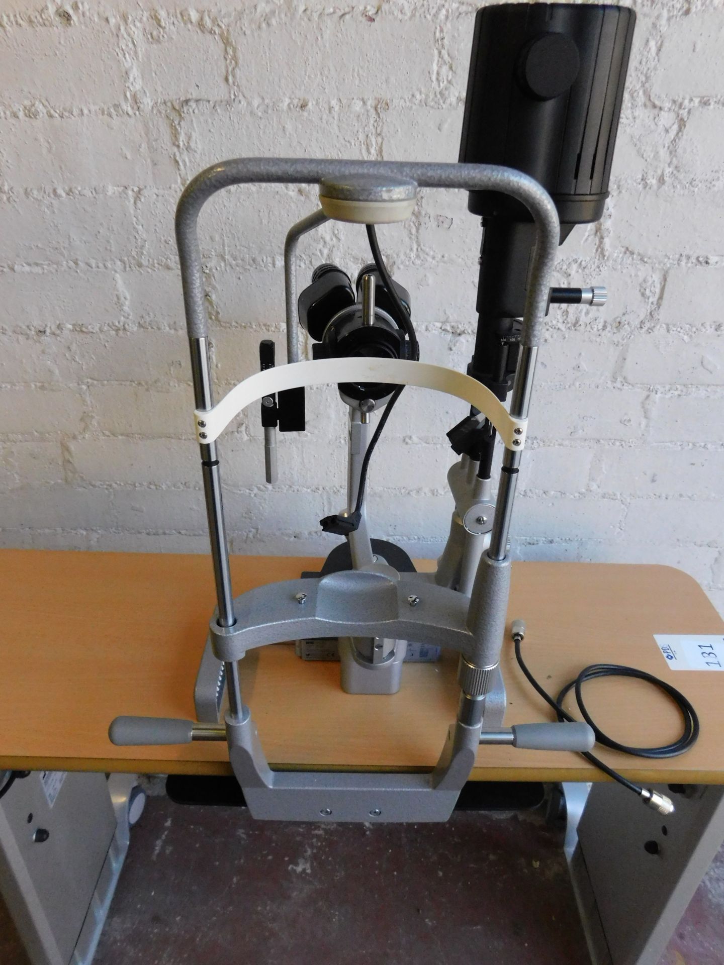 Haag Streit BQ900 Slit Lamp LED on Rini Wheelchair Accessible Powered Table (Location: Bushey. - Image 5 of 7