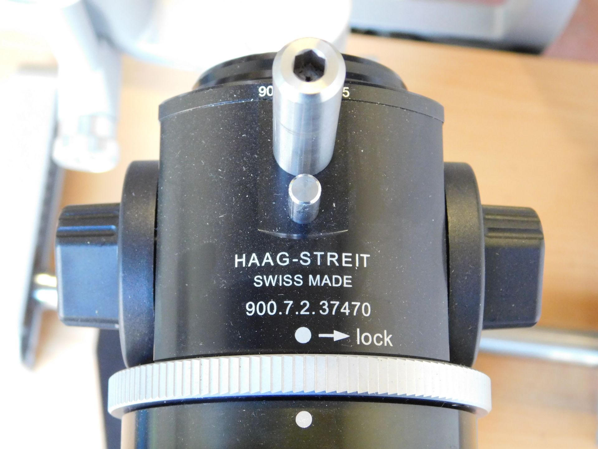Haag Streit BQ900 Slit Lamp LED on Rini Wheelchair Accessible Powered Table (Location: Bushey. - Image 7 of 7