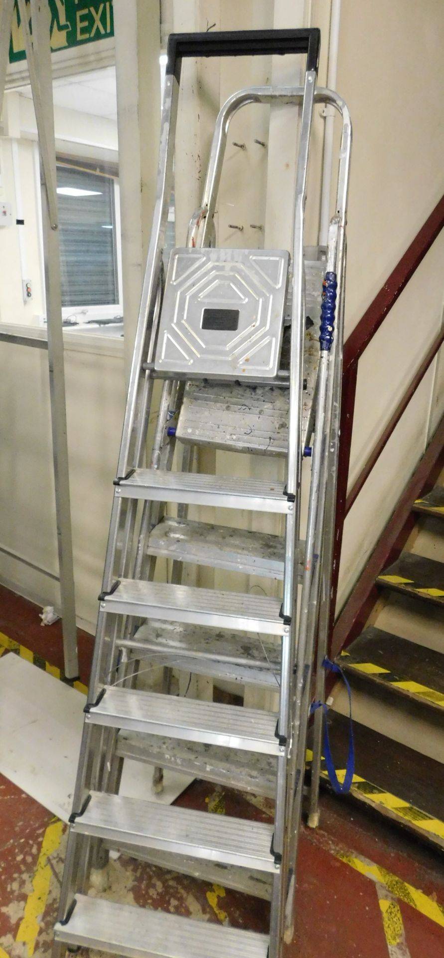 2 Pairs Aluminium Step ladders (Location: Bushey. Please Refer to General Notes)