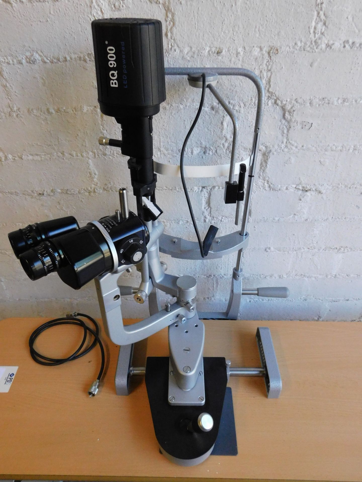 Haag Streit BQ900 Slit Lamp LED on Rini Wheelchair Accessible Powered Table (Location: Bushey. - Image 2 of 7