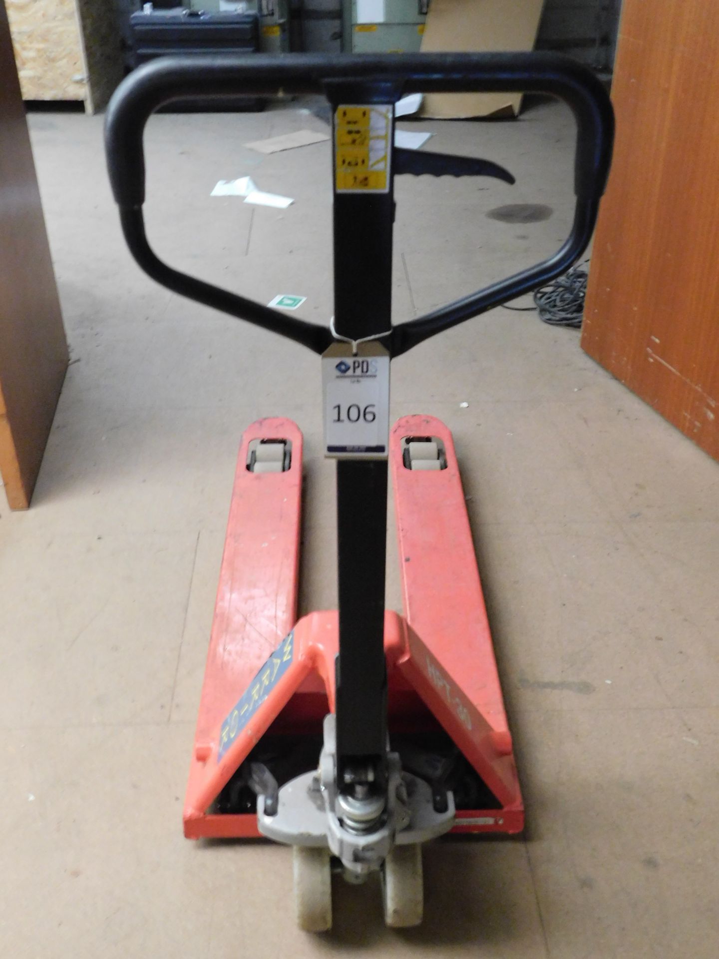 HPT – 30 Pallet Truck (Collection Delayed Until 2pm Thursday 6th July – PDS Reserve the Right to Use