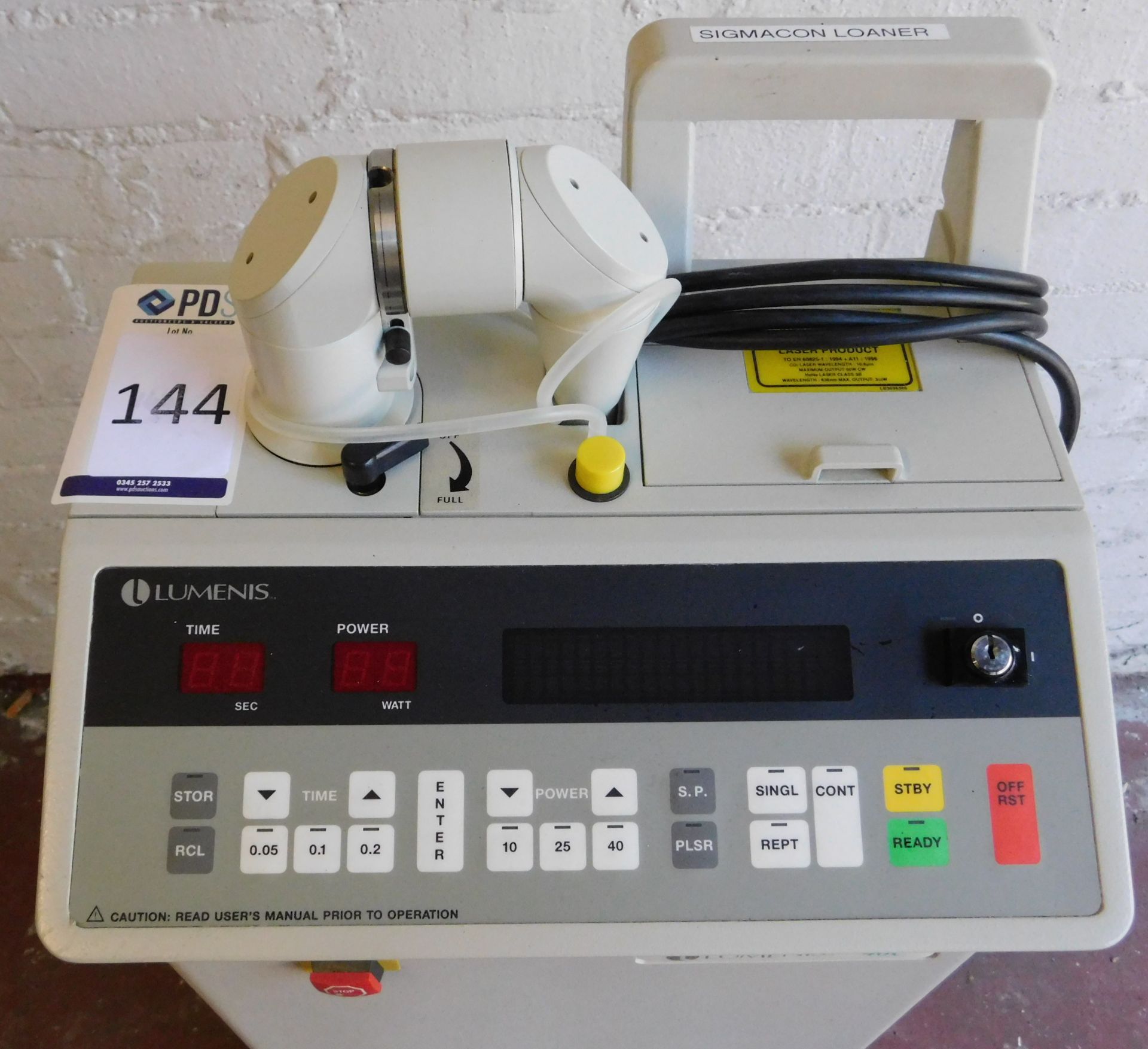 Lumenis 40C Compact CO2 Laser, Serial Number 043-17747 (Location: Bushey. Please Refer to General - Image 2 of 5