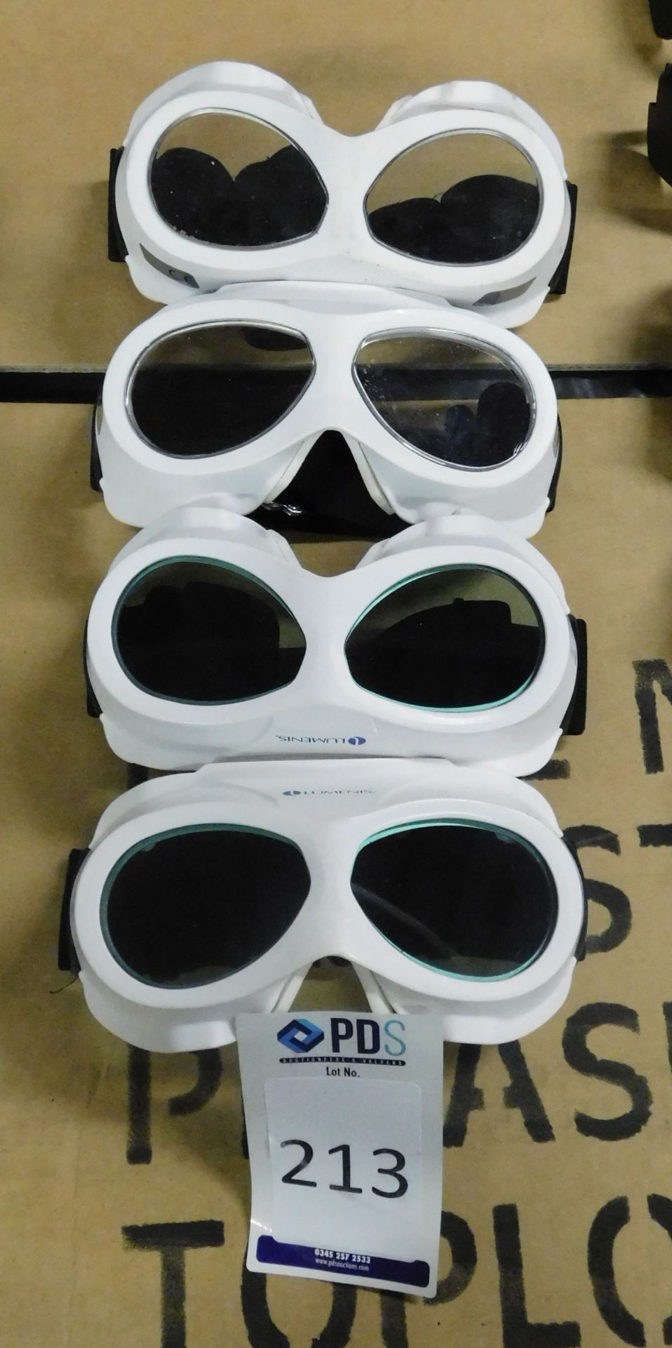 4 Pairs of LaserVision Laser Safety Goggles (Location: Bushey. Please Refer to General Notes)