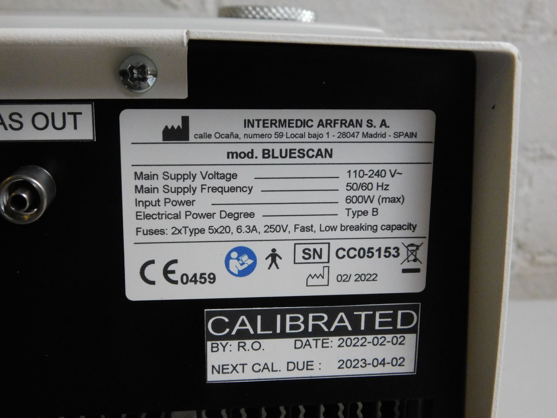 Intermedic BlueScan Surgical Laser (2022), Serial Number CC05153 in Peli Carry Case (Boxed) ( - Image 3 of 6