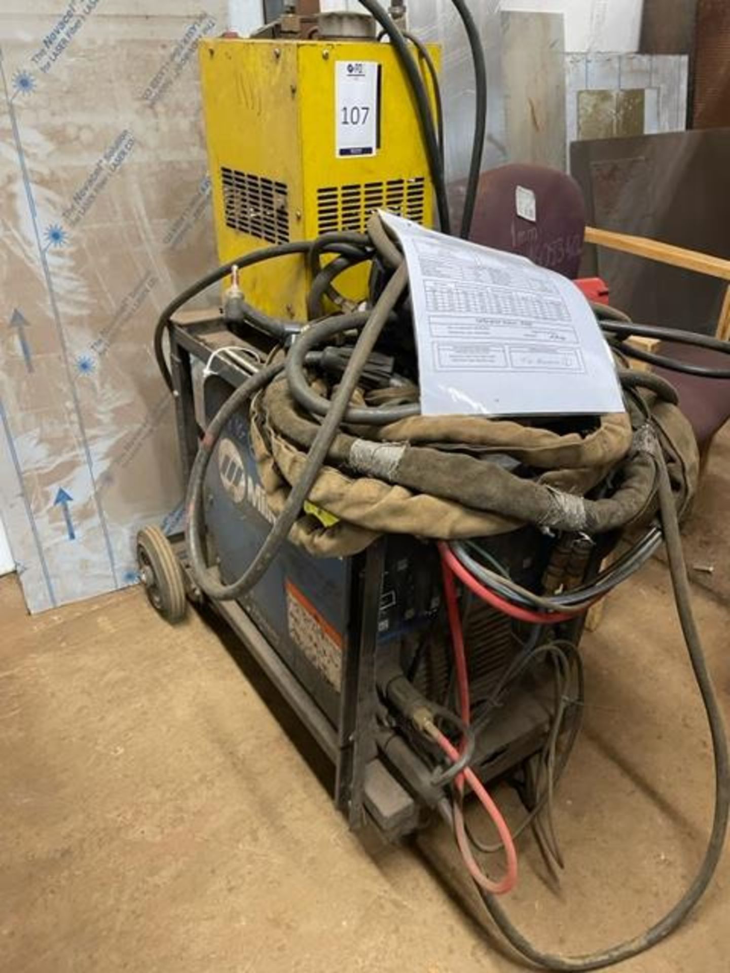 Miller Dynasty 300DX Tig Welder (Machine 2) (Location: Toddington, Beds. Please Refer to General