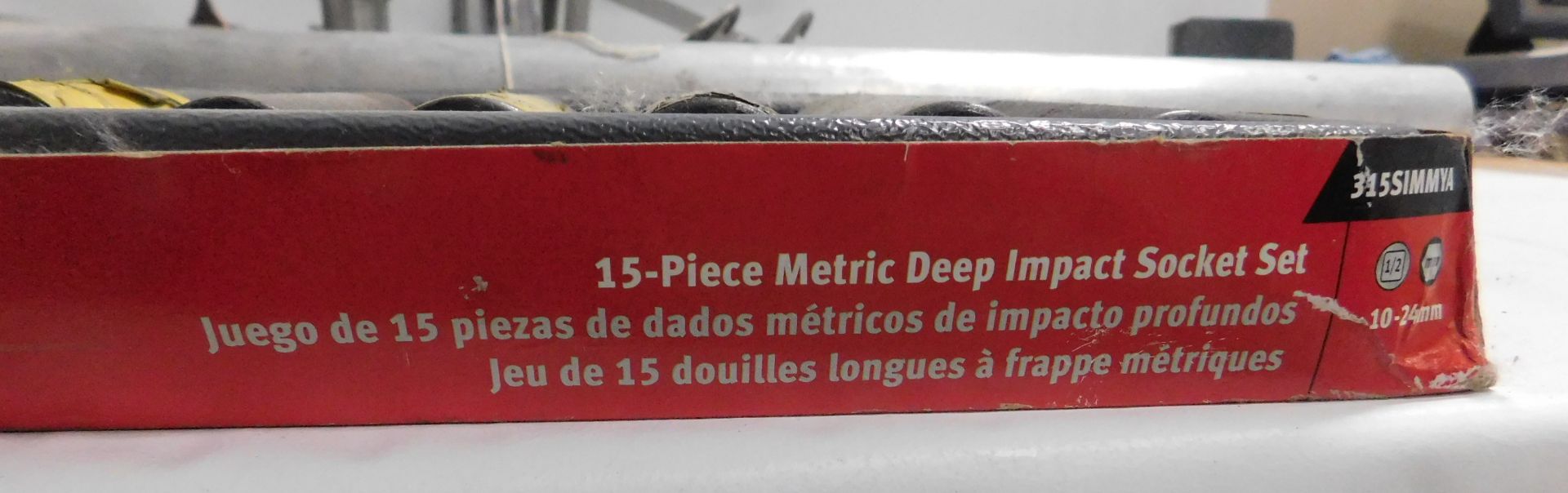 Snap-On 15 Piece Metric Deep Impact Socket Set (Location: Brentwood. Please Refer to General Notes) - Image 4 of 4