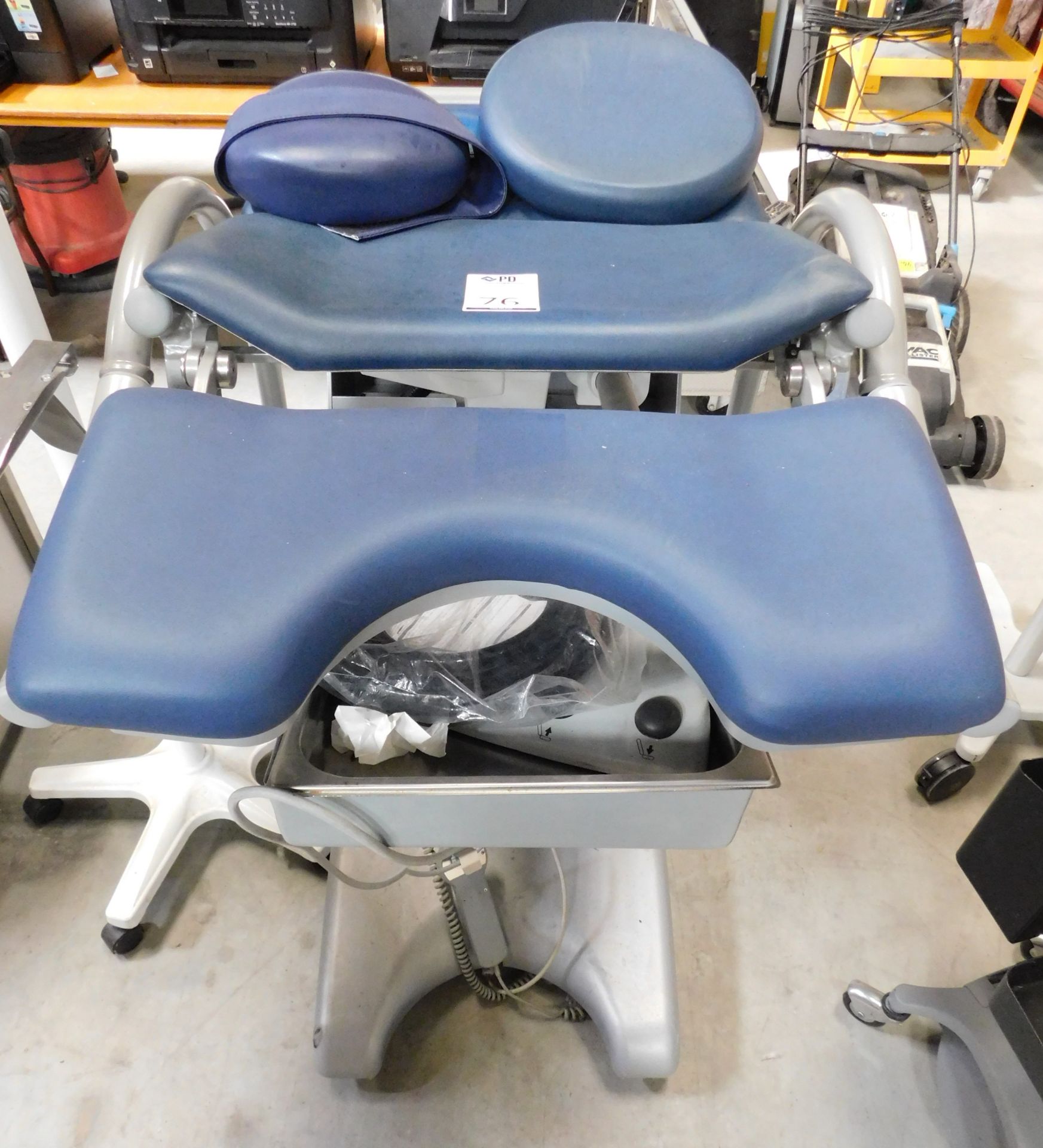 Schmitz 114.655 Gynaecological Treatment Chair, Serial Number 114655-095214-07-N (Location: