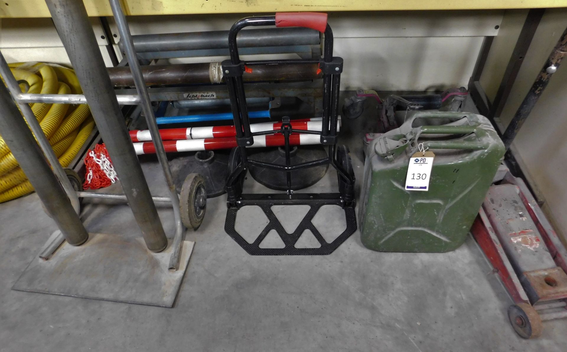 Quantity of Miscellaneous Items including 20l Jerry Can, GO JAK Vehicle Caster, Short Reach