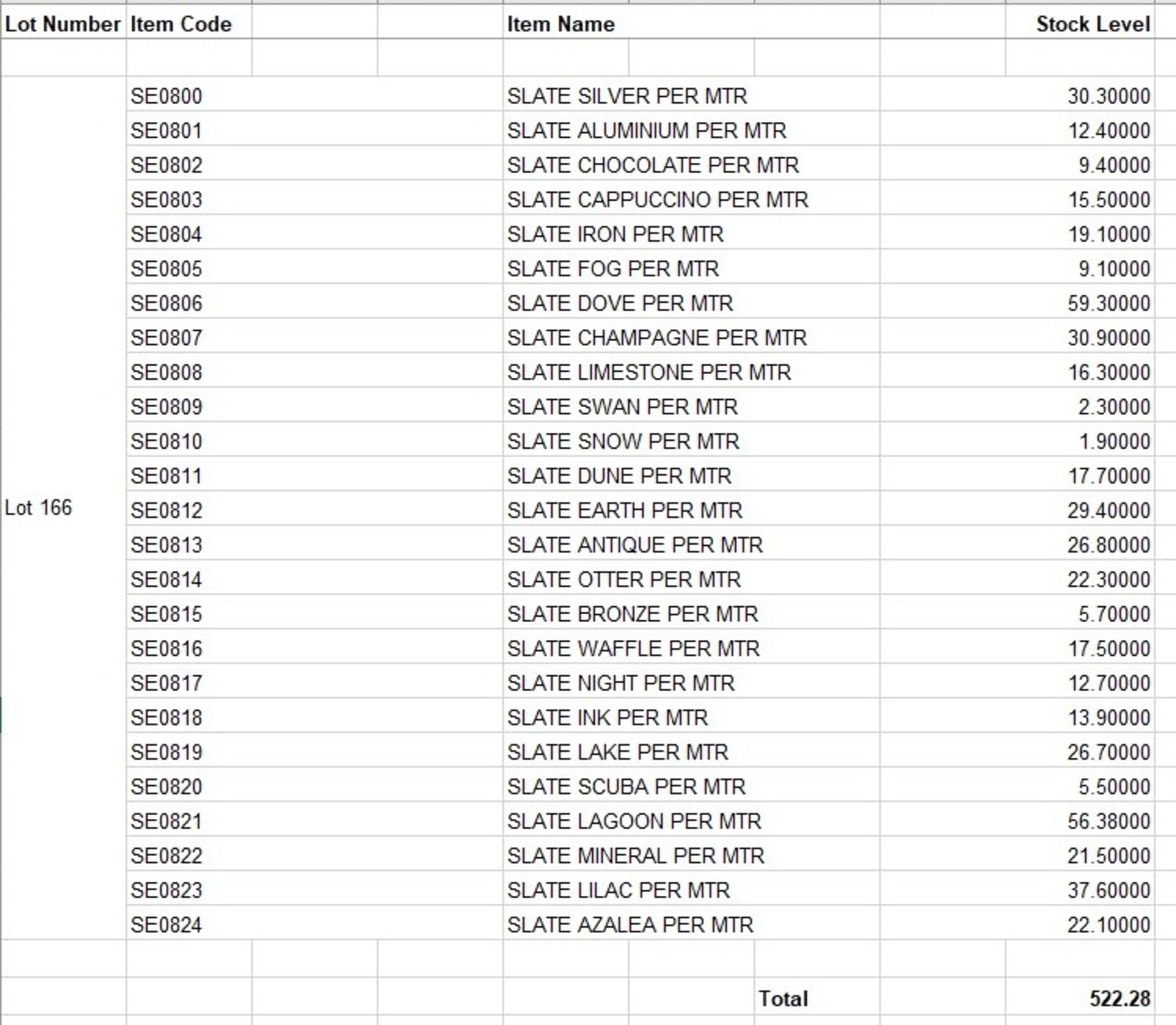 Approximately 520 Metres of Slate Fabrics (See Image for Stock Break Down – Please Note, not checked - Image 27 of 27