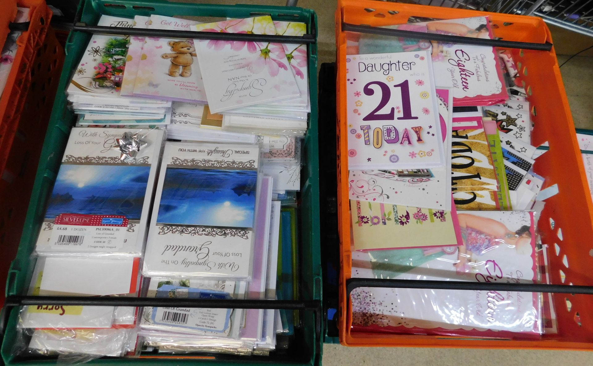 Contents of 8 Crates to Include Everyday Greetings Cards (Crates Not Included, Buyers Must Bring - Image 3 of 5