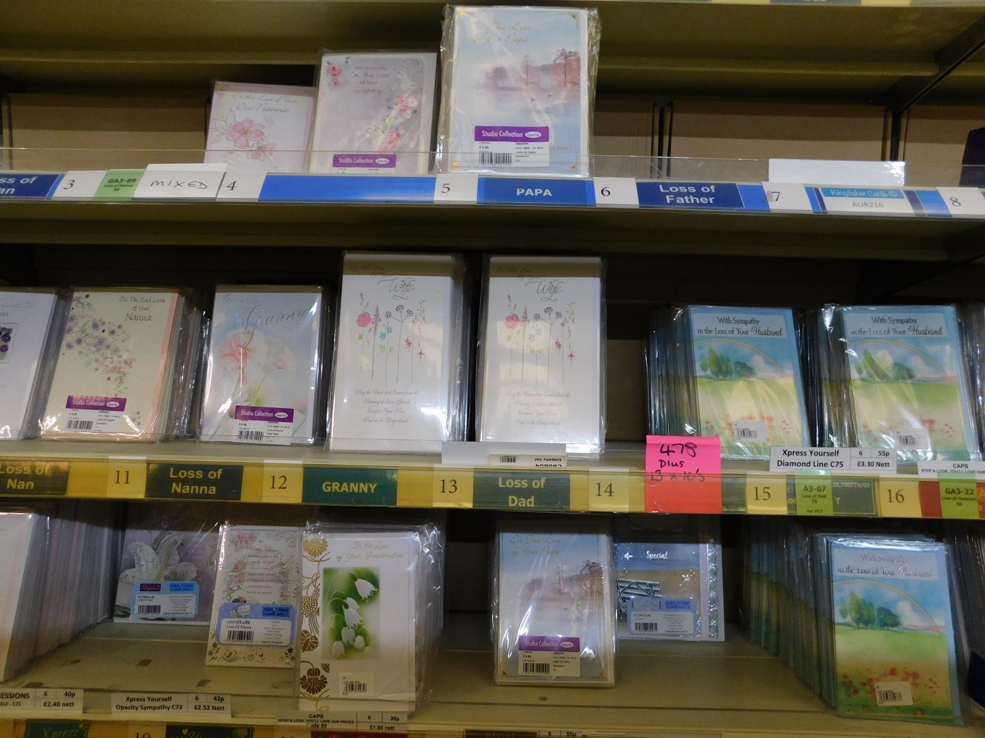 Approximately 19,500 Get Well/Sympathy Greetings Cards (Packs of 6) (Location Bury. Please See - Image 23 of 23