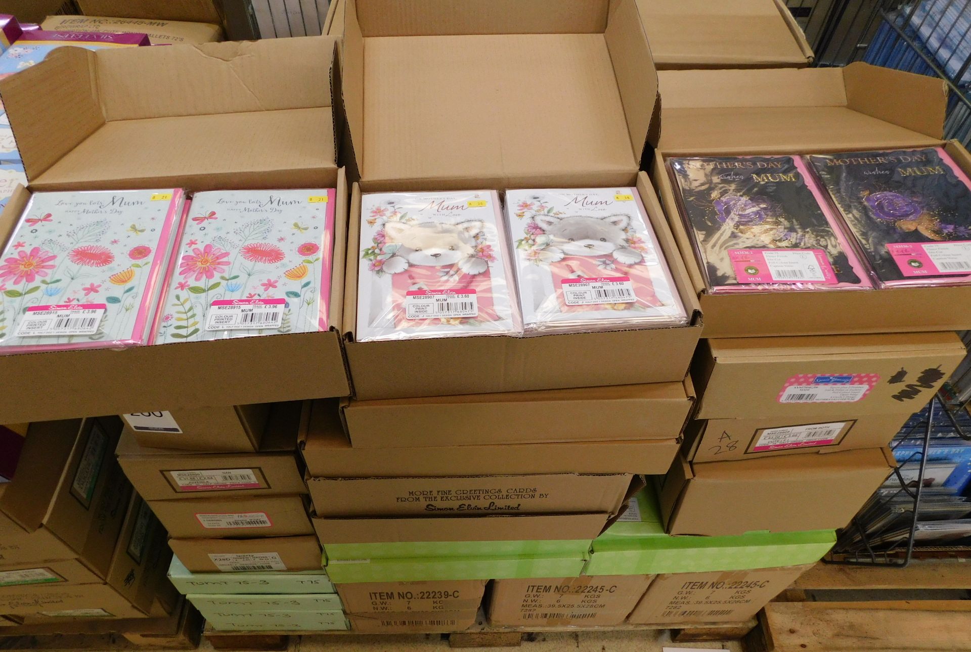 Pallet of Approximately 6,000 Mother’s Day Cards (in Packs of 6) (Location Bury. Please See - Image 3 of 3