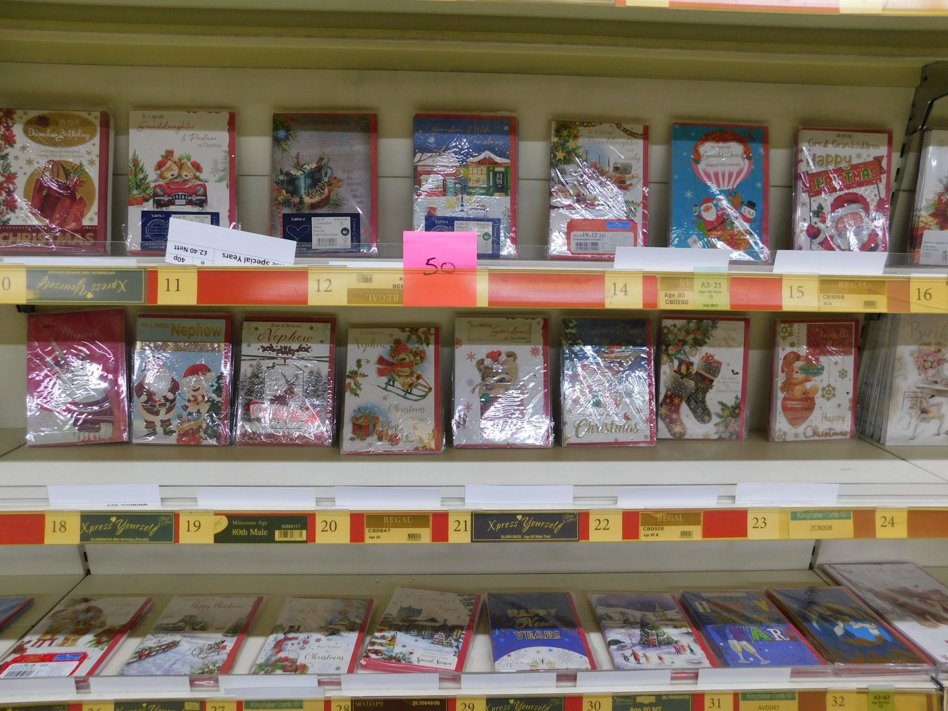Approximately 15,375 Various Ages Greetings Cards (Packs of 6) (Location Bury. Please See General - Image 9 of 26