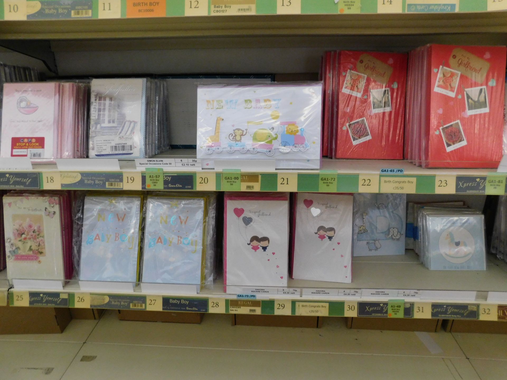 Approximately 20,750 General/Baby Occasions Greetings Cards (Packs of 6) (Location Bury. Please - Image 20 of 22