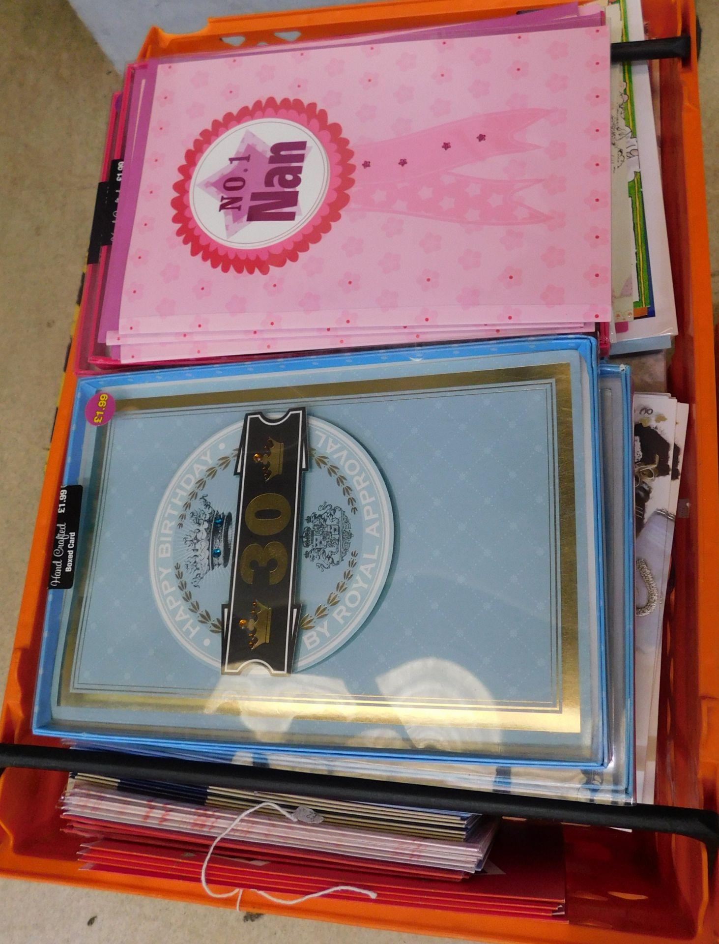 Contents of 4 Crates to Include Everyday Greetings Cards (Crates Not Included, Buyers Must Bring - Image 2 of 5