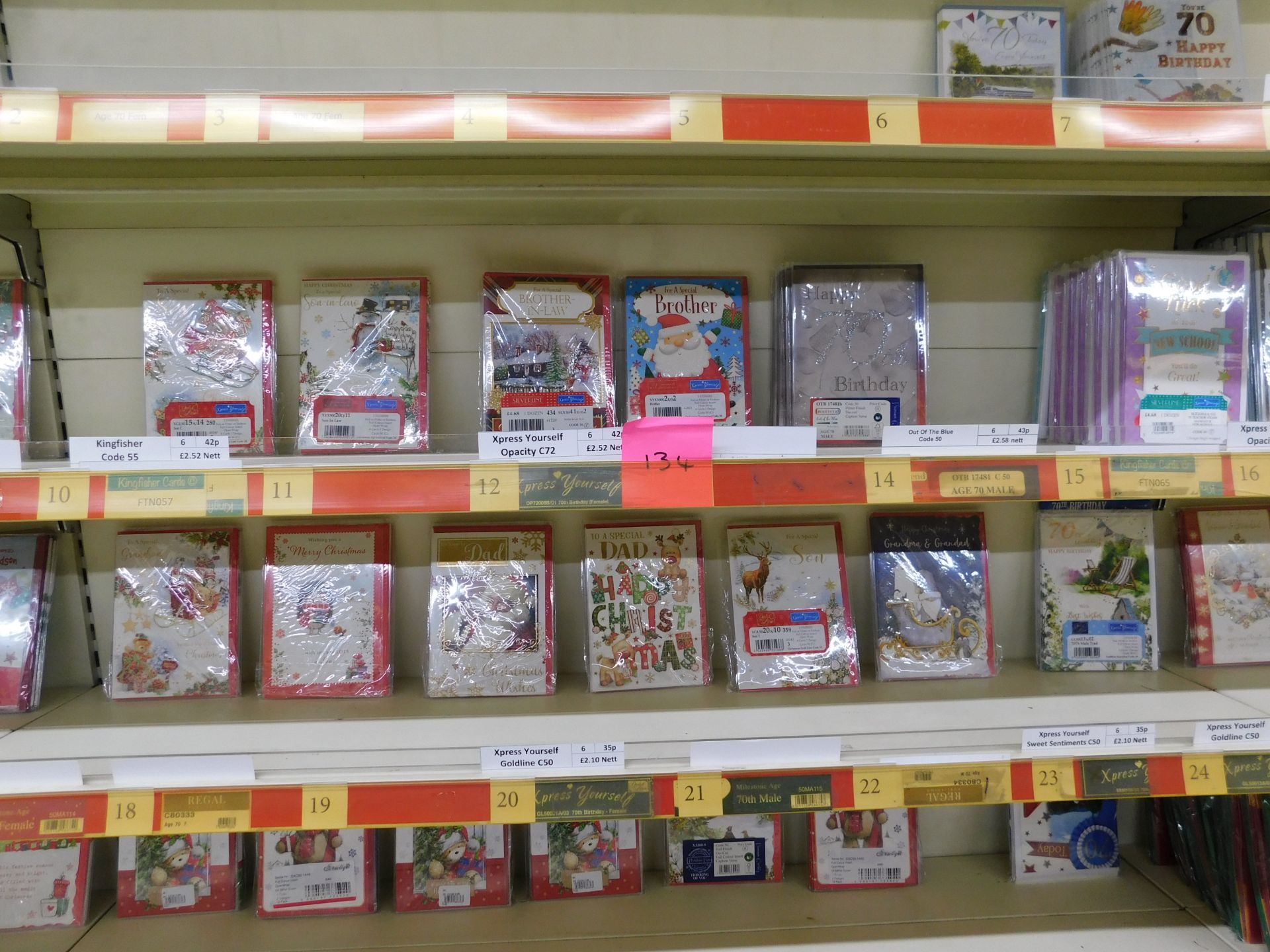 Approximately 15,375 Various Ages Greetings Cards (Packs of 6) (Location Bury. Please See General - Image 5 of 26