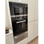 Miele M6032 Built-In Microwave Oven; Miele H2661BP Built In Multi-Function Single Oven; Miele ESW