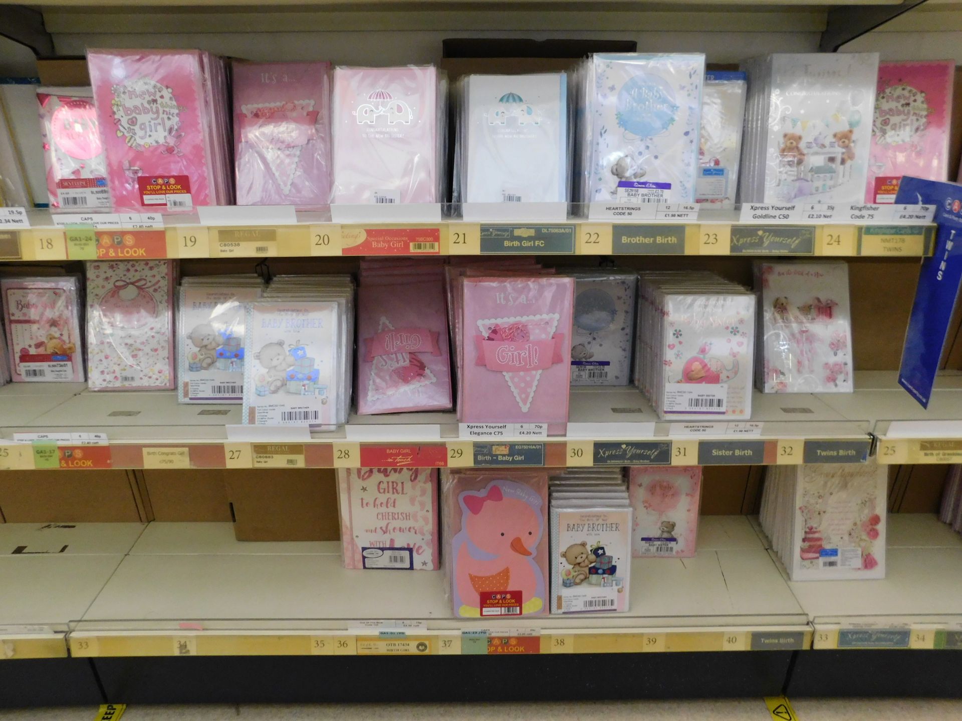 Approximately 20,750 General/Baby Occasions Greetings Cards (Packs of 6) (Location Bury. Please - Image 16 of 22