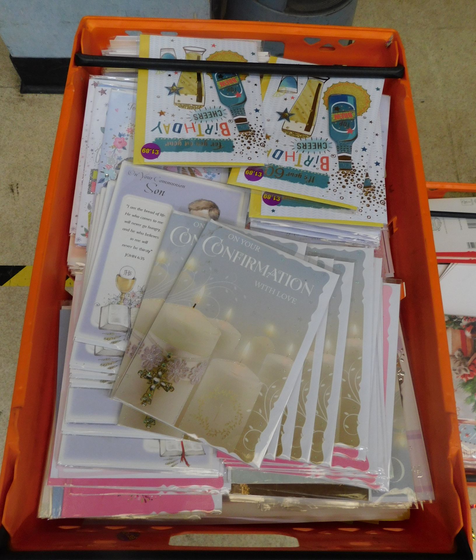 Contents of 4 Crates to Include Everyday Greetings Cards (Crates Not Included, Buyers Must Bring - Image 3 of 5