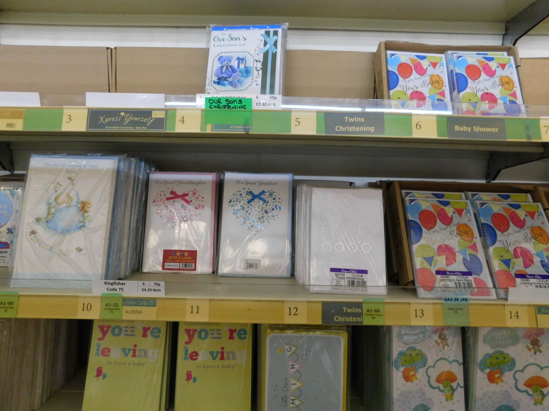 Approximately 20,750 General/Baby Occasions Greetings Cards (Packs of 6) (Location Bury. Please - Image 7 of 22