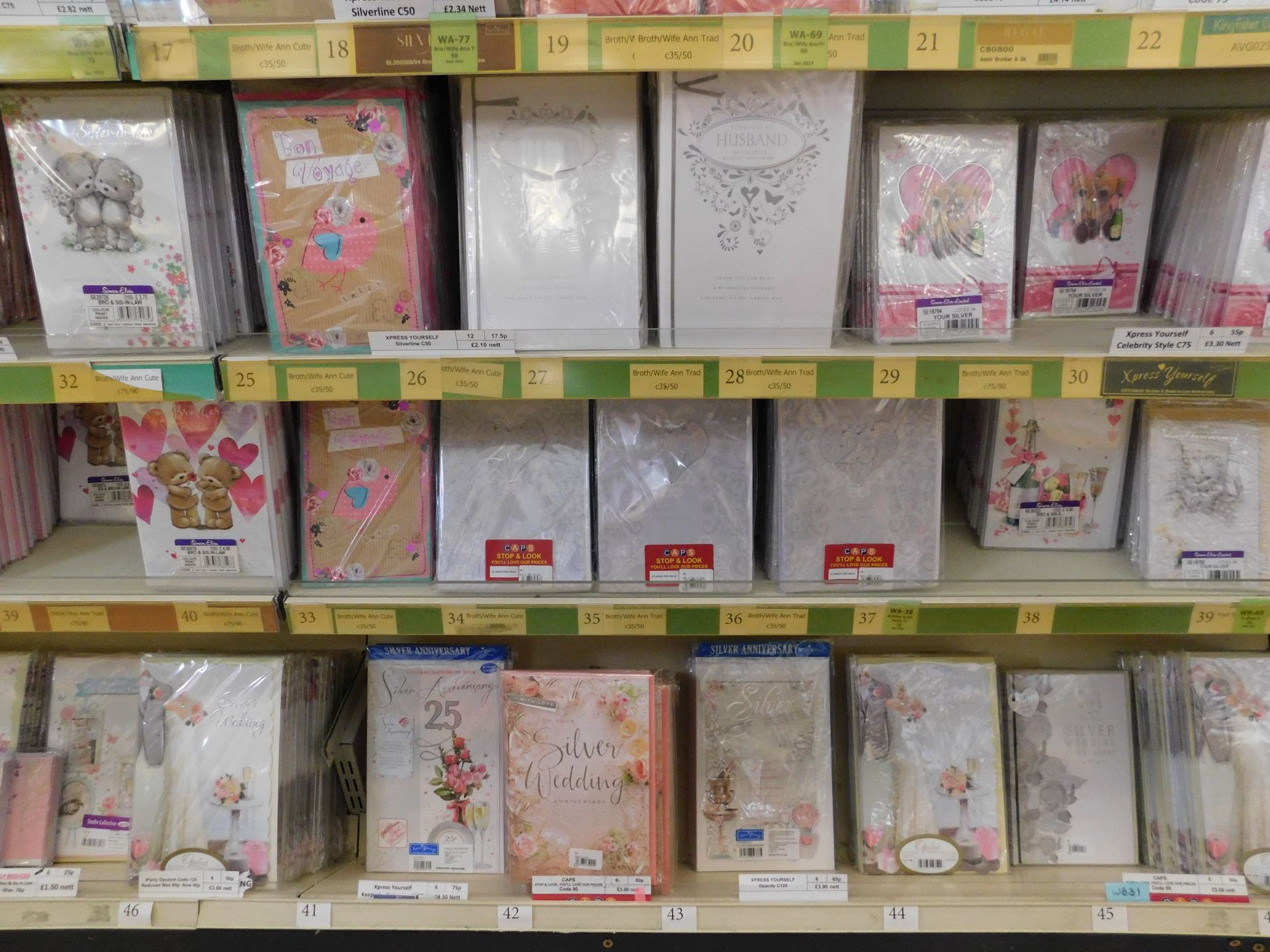 Approximately 23,500 Wedding Occasions & Celebrations Greeting Cards (Packs of 6) (Location Bury. - Image 15 of 18