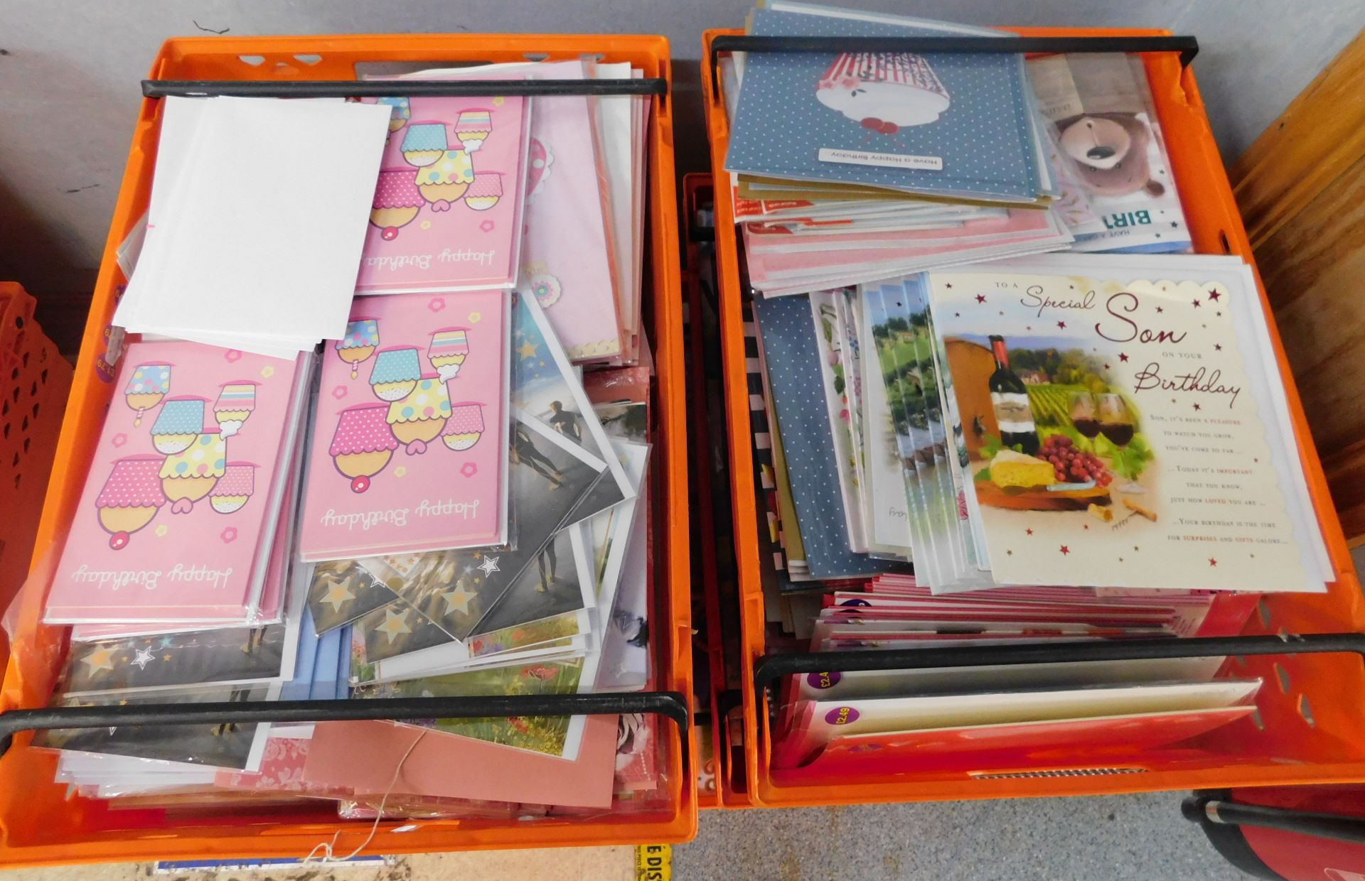 Contents of 8 Crates to Include Everyday Greetings Cards (Crates Not Included, Buyers Must Bring - Image 2 of 5