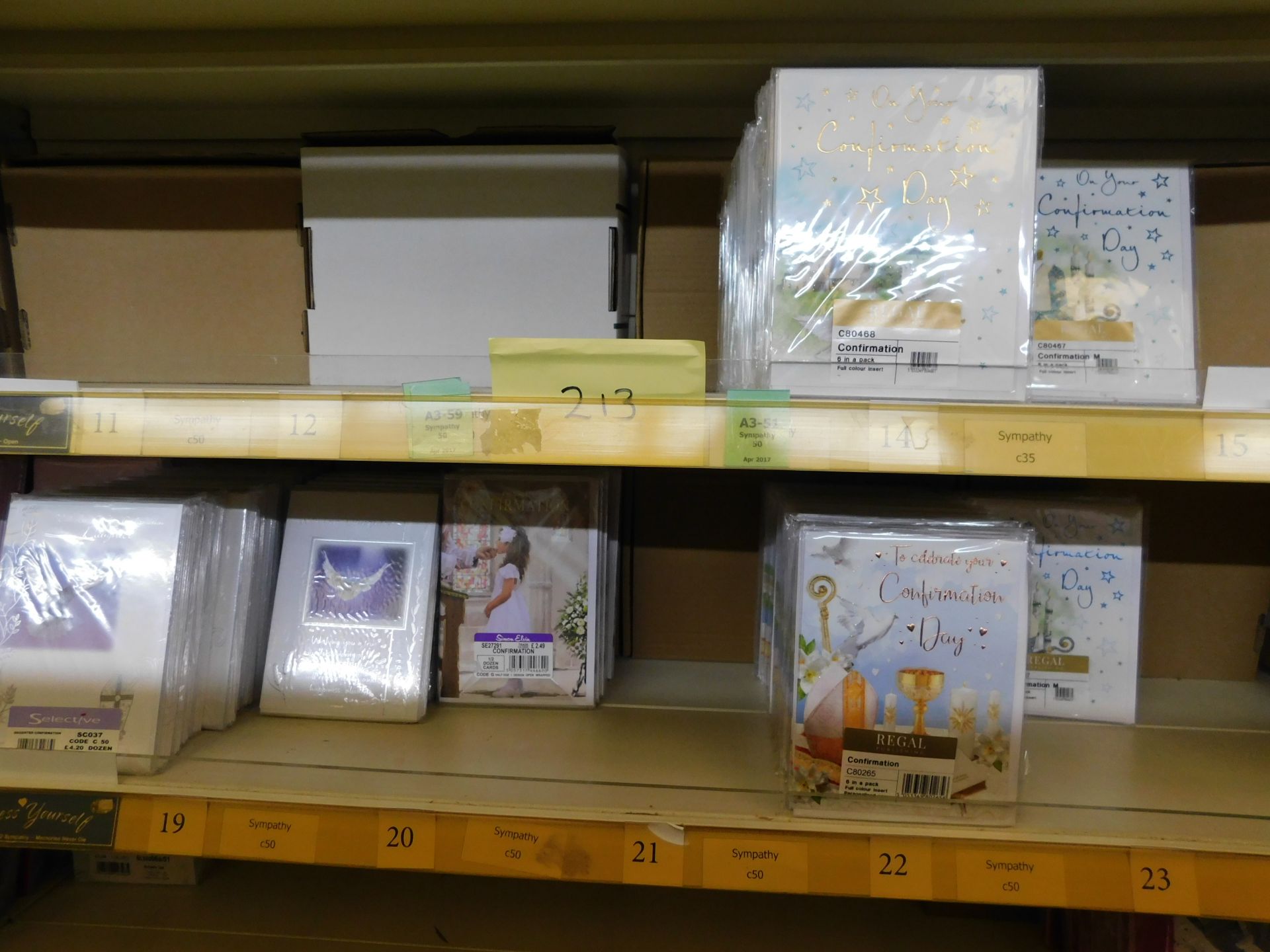 Approximately 19,500 Get Well/Sympathy Greetings Cards (Packs of 6) (Location Bury. Please See - Image 13 of 23