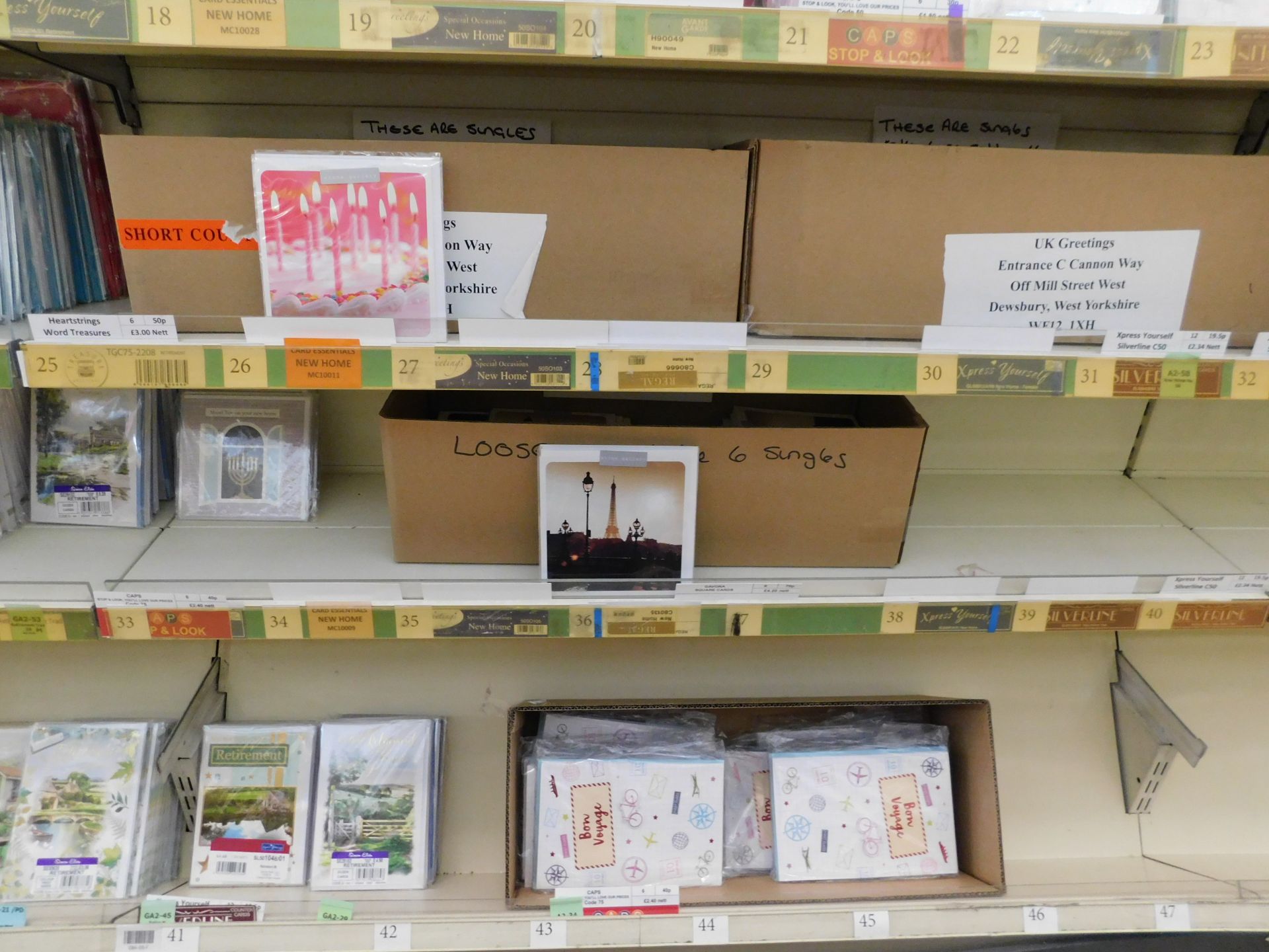 Approximately 23,500 Wedding Occasions & Celebrations Greeting Cards (Packs of 6) (Location Bury. - Image 3 of 18