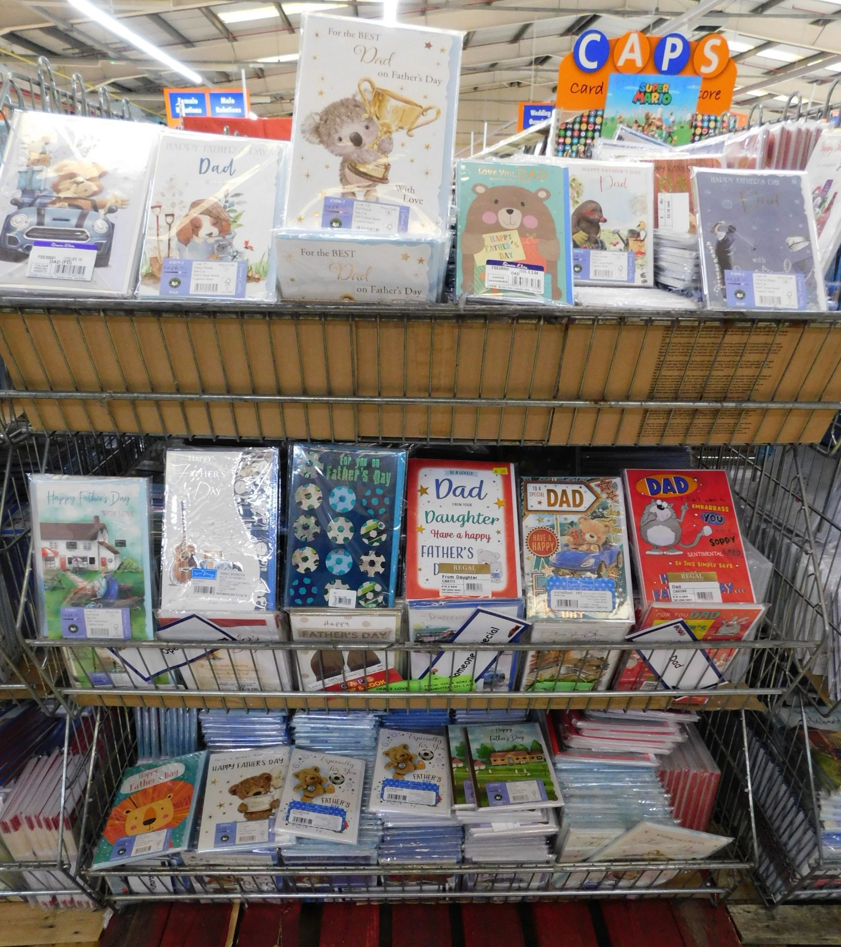 3 Cages & Contents of Approximately 6,900 Father’s Day Cards (in Packs of 6) (Location Bury. - Image 2 of 5