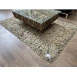 Twisted & Long Pile Woollen Rug, 8’ x 4’ (Location: High Wycombe. Please Refer to General Notes)