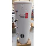 Horizontal Stainless Mains Pressure Domestic Hot Water Cylinder, Serial Number 3678-73 (Location: