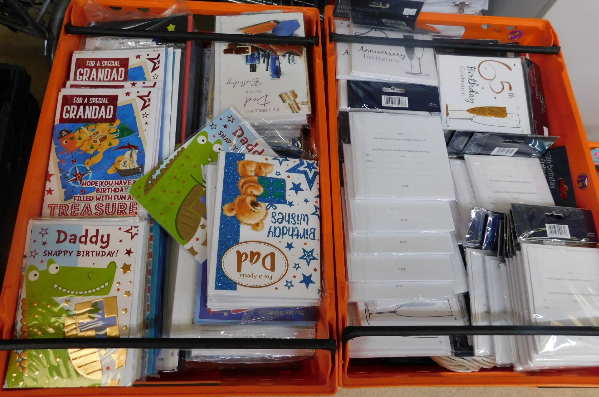 Contents of 8 Crates to Include Everyday Greetings Cards (Crates Not Included, Buyers Must Bring - Image 3 of 5