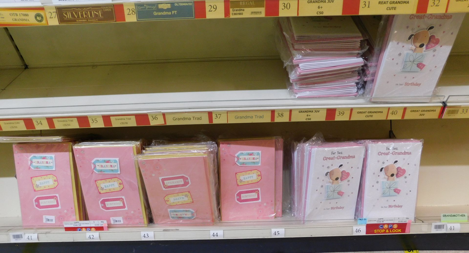 Approximately 7,625 Female Relations Greetings Cards (Packs of 6) (Location Bury. Please See General - Image 3 of 12