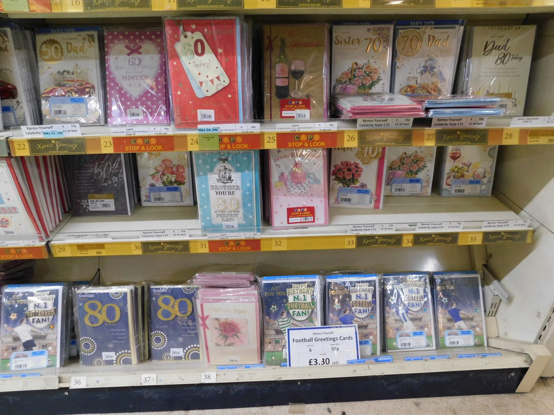 Approximately 15,375 Various Ages Greetings Cards (Packs of 6) (Location Bury. Please See General - Image 25 of 26
