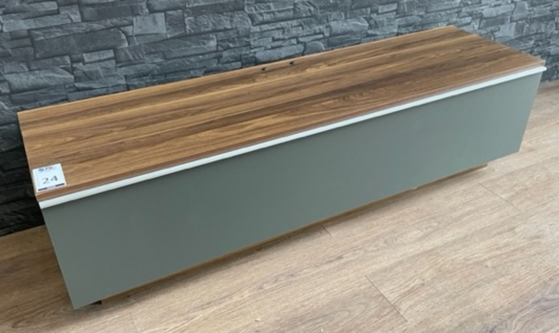 Oak /Grey TV Cabinet, 72” (Location: High Wycombe. Please Refer to General Notes)